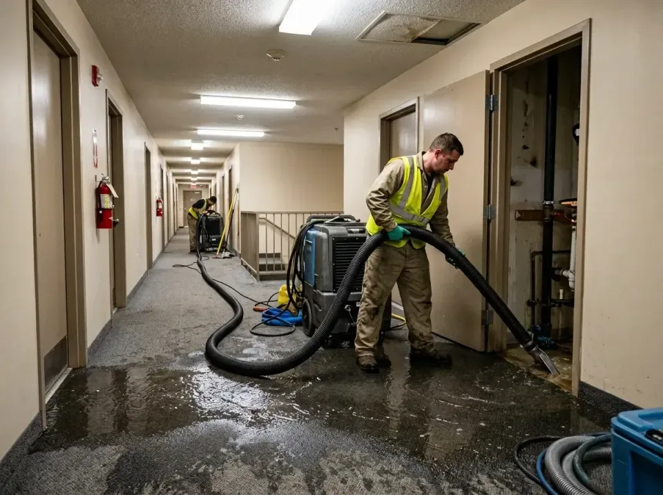 multi-unit-apartment-hallway-f-005 — frequently asked questions, Emergency Burst Pipe Water Extraction & Removal in Sanatoga…